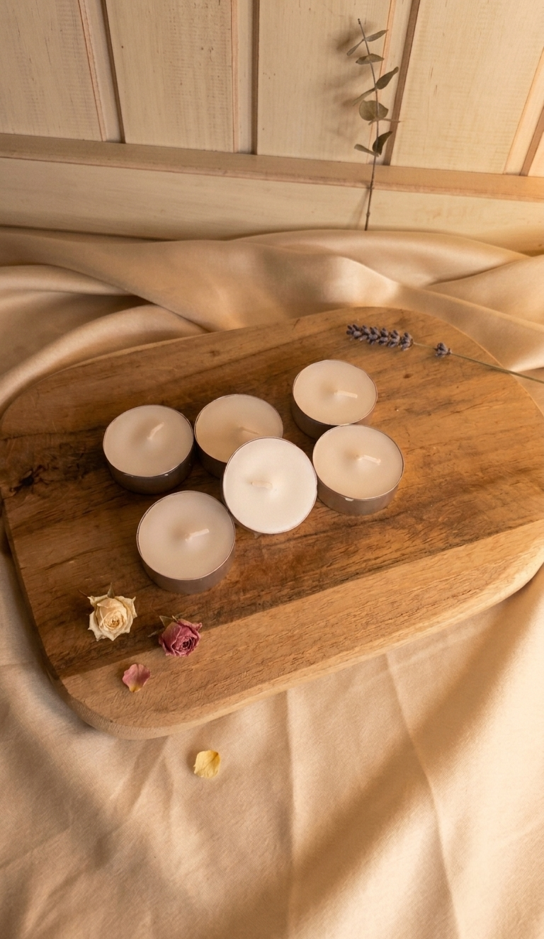 Muestra aroma vela